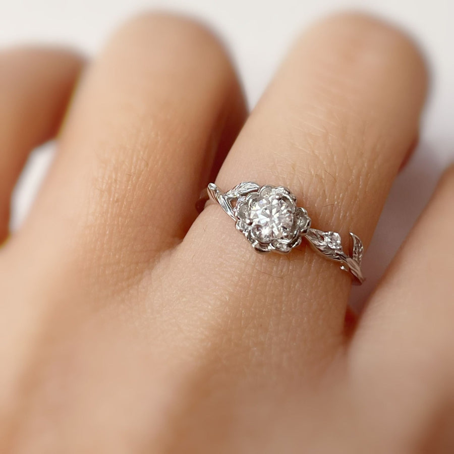 Disney Majestic Princess Inspired Diamond & White Topaz Ring in Sterling  Silver | Enchanted Disney Fine Jewelry